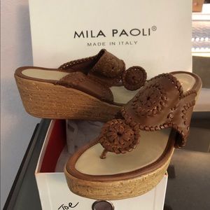 Sandals wedges from Italy